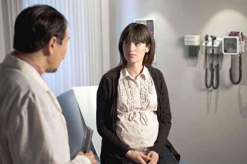 Pregnant Woman Doctor Consult